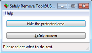 Safely remove tool
