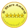 5 Stars Awarded on FreeDownload1.com
